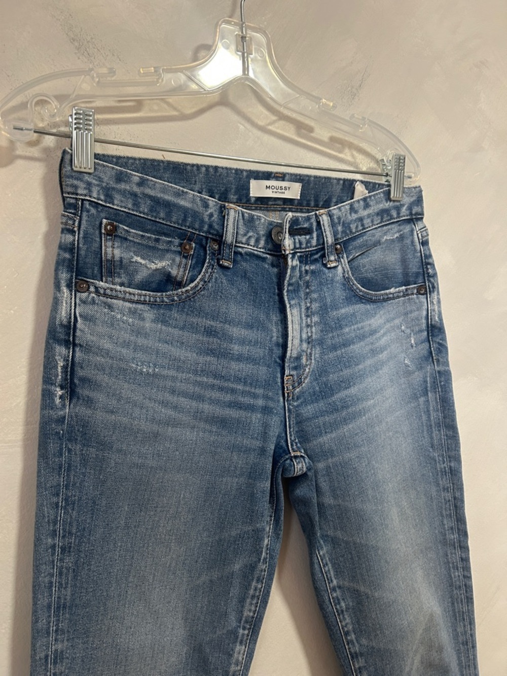 MOUSSY VINTAGE Edmond High-Rise Skinny Jeans 26 blue - Picture 4 of 11
